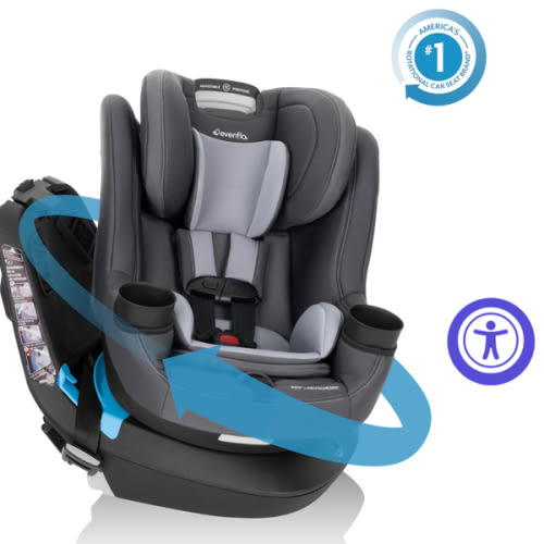 REO by Revolve360 Rotational Convertible Car Seat with Quick Clean Cover