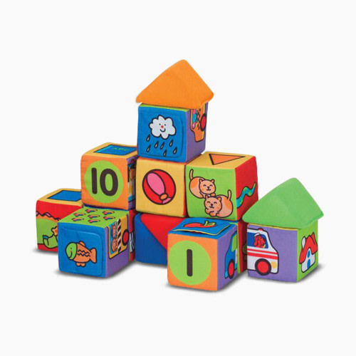 Melissa & Doug Match & Build Soft Blocks