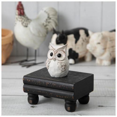 White Owl Figurine