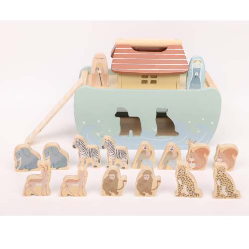 Noah's Ark Shape Sorter - Wooden Animal Toy Ages 2+
