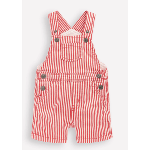 Short Woven Overalls-Red Stripe | Boden USA