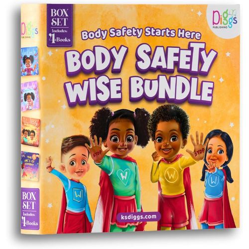 Body Safety Wise Bundle Set 1 (4 Book Box Set: Consent, Boundaries, Bodily Autonomy, Body Safety)