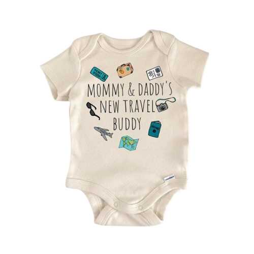 Travel Adventure Airplane Baby Onesie® Newborn Cotton Bodysuit Baby Shower Gift