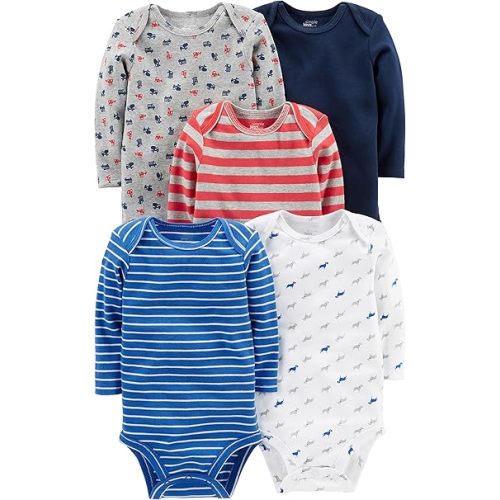 Simple Joys by Carter's Unisex Babies' Long-Sleeve Bodysuit