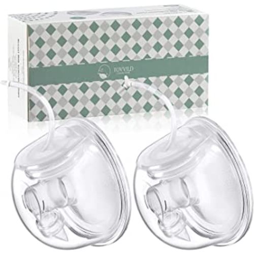 Breast Pump Milk Collection Cup - Compatible with Spectra S1/S2/S9, Not Original Accessories, Replace Breast Pump Kits, 24mm Flange Milk Collector Cup Tubing Parts