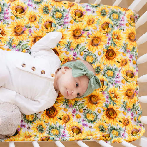 Nova Blue Christmas Muslin Swaddle Receiving Blanket – Peachier Goods