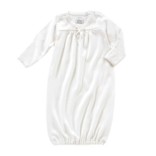 giggle Better Basics Baby Gown (Organic Cotton), Ivory