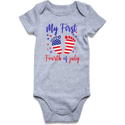 RAISEVERN Baby Boys Girls Clothes Infant Romper Newborn Bodysuits Funny Outfit 0-12 Months
