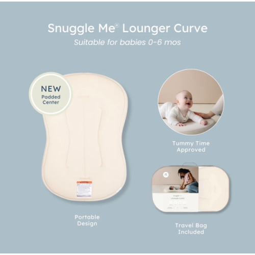 Infant Lounger Curve | Natural