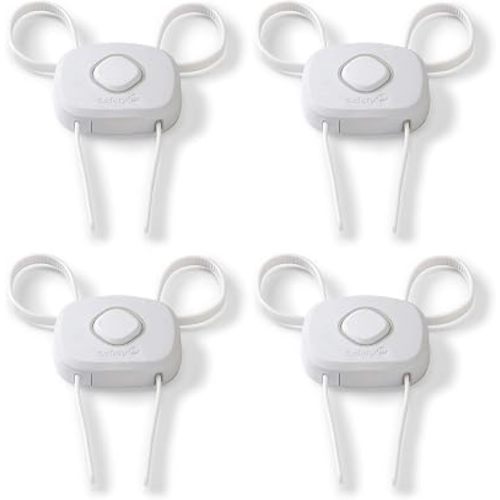 Safety 1st OutSmart™ Flex Lock, White, 4 Pack