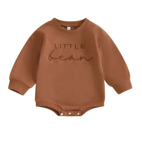 Little Bean Bubble Onesie - Chocolate