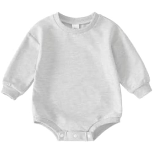 Baby Girl Boy Clothes Sweatshirt Romper Jumpsuit for 0-18 Months
