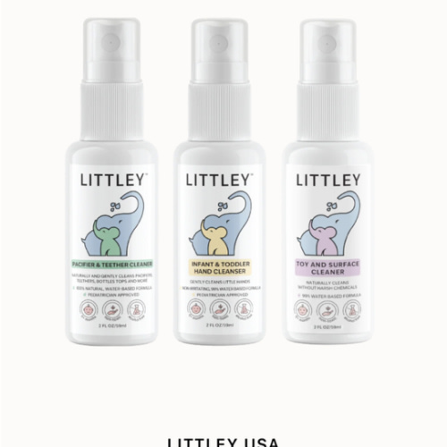 "INTRODUCTORY $20.99 SAMPLE PACK" Pacifier Cleaner + Hand Cleanser + T – Littley USA
