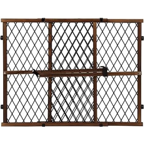 Evenflo Position & Lock Baby Gate, Pressure-Mounted, Farmhouse Collection