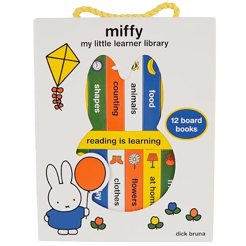 Miffy: My Little Learner Library - My First Library 12 Book Set Miffy Board Book