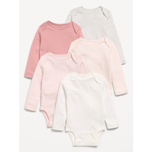 Long-Sleeve Bodysuit 5-Pack for Baby
