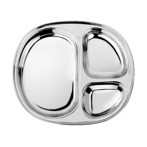 Ahimsa Stainless Steel Kids Plate