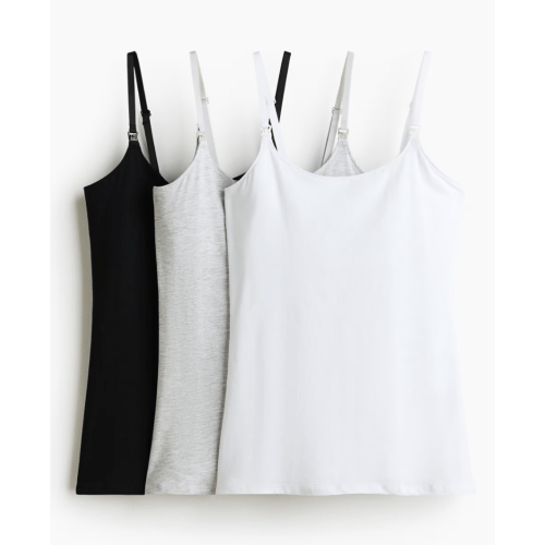 MAMA 3-Pack Nursing Camisole Tops