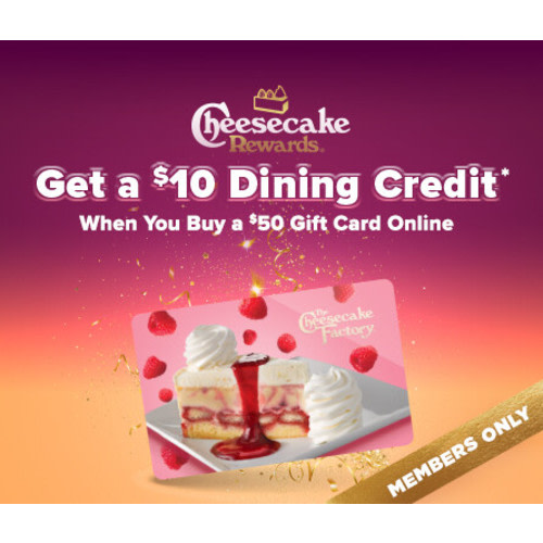 The Cheesecake Factory Gift Cards