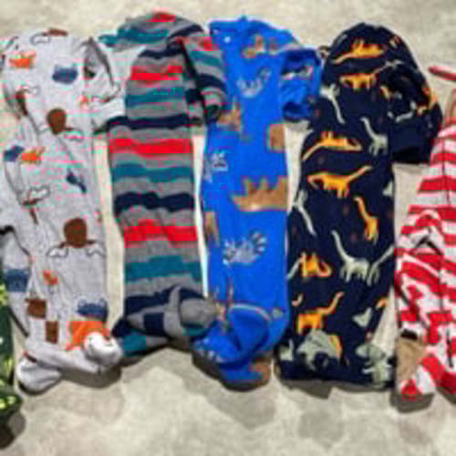 pajamas fleece footed sleepers