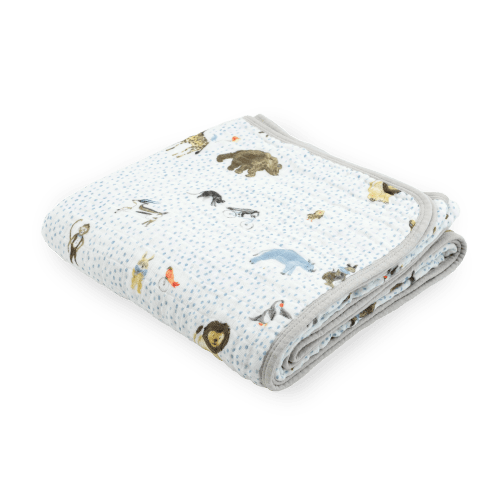 Original Cotton Muslin Quilt - Party Animals