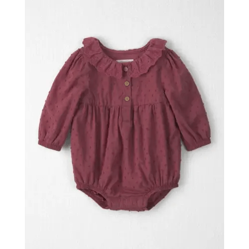 Baby Girl Organic Cotton Prairie Bubble - Little Planet | Carter's