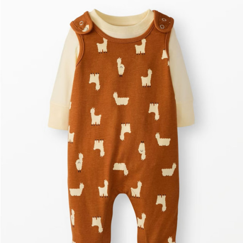 Baby Long Sleeve T-Shirt & Overalls Set | Hanna Andersson