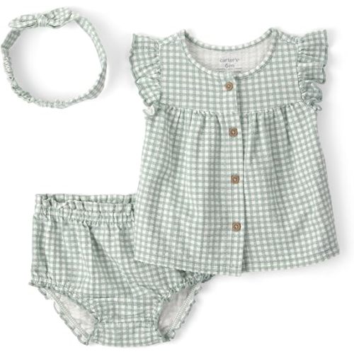 Carter's Baby Girls' 3-piece Diaper Cover Set