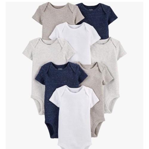 Simple Joys by Carter's Unisex-Baby 8-Pack Short-Sleeve Bodysuit