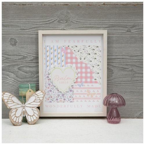 Psalm 139:14 Patterned Wood Wall Decor