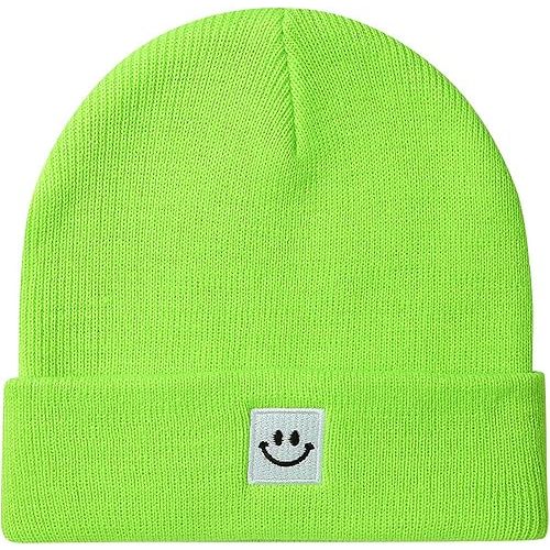 Paladoo Baby Beanie Knit Ski Hat with Cute Face for Girls Boys 0-7 Years