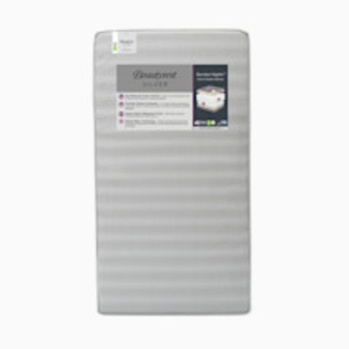 Delta Children Beautyrest Silver Slumber Nights Crib and Toddler Mattress - Grey