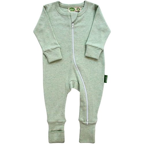 PARADE Snuggle Soft Melange '2-Way' Zipper Romper