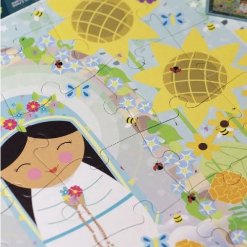 Mary Garden Counting Search & Find Giant Floor Puzzle 24" x 36"
