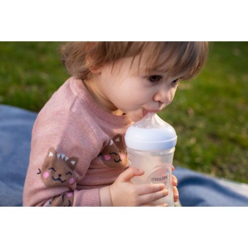 Philips Avent Natural Baby Bottles with Response Nipples - 11oz/3pk