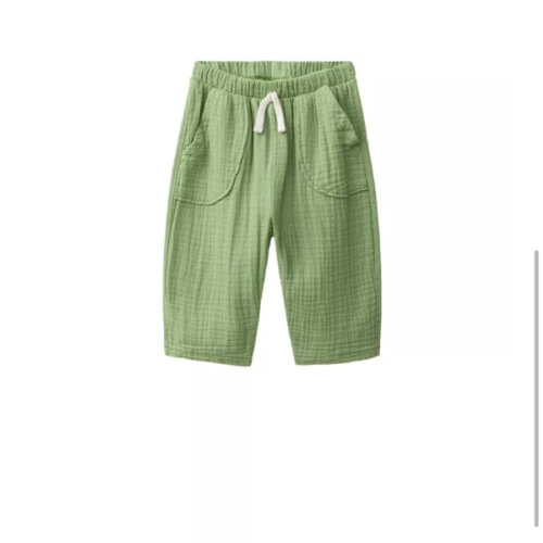 COMBINATION TEXTURE PANTS - Green | ZARA United States