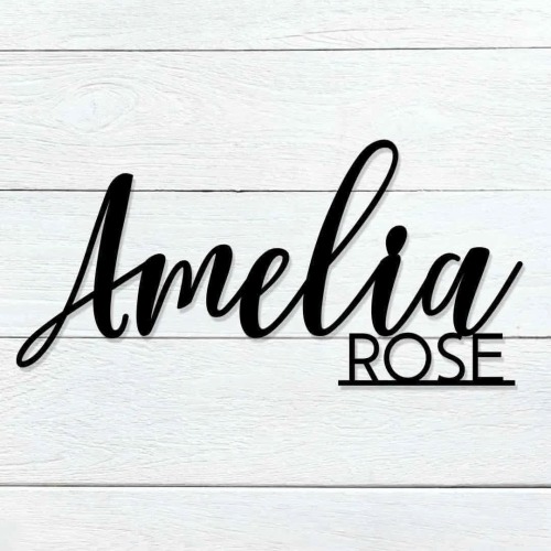 Double Name Sign - Personalized