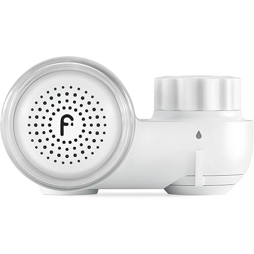 Filterbaby Skincare Filter 2.0, Bathroom Sink Filter Faucet for Skin Care, 99.9% Chlorine Removal - 0.000001 mm Carbon Fiber, Clinically Tested, Skin Hydration in 2 Weeks -(Pearlescent White)