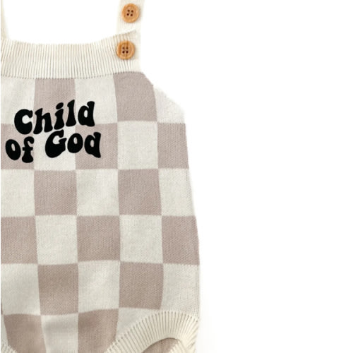 LAST CHANCE*** Child of God Knit Checkered Bodysuit – OUR HOUSE ABOVE