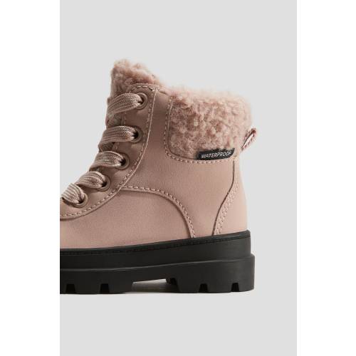 WATERPROOF LACE-UP BOOTS