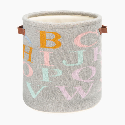 Safavieh Alphabet Storage Basket - Grey, 14 in. x 42 in.