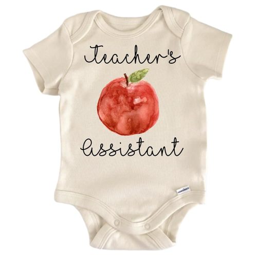 Teacher Baby Bodysuit – Funny Infant Outfit, Unisex Cotton Baby Clothes, Soft Short Sleeve Newborn Bodysuit