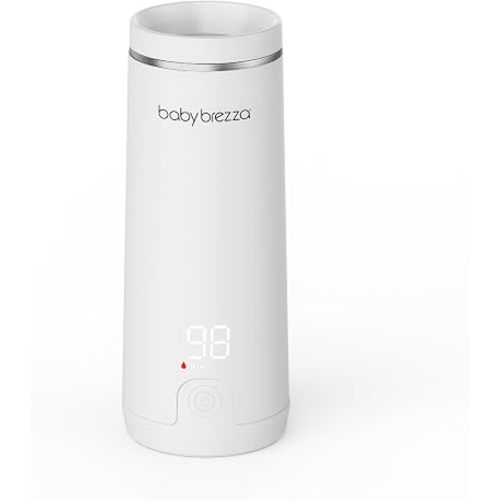 Baby Brezza Portable Baby Bottle Warmer - Breastmilk + Formula Safe, White