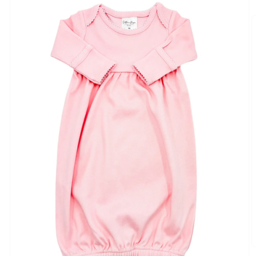 Southern Property gown pink with white trim