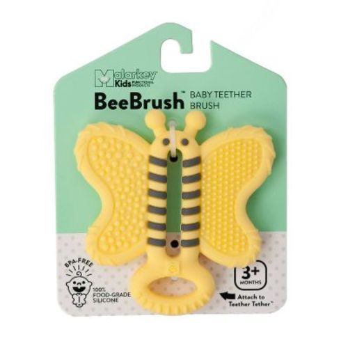 Malarkey Kids Tooth Brush Teether - Bee Brush