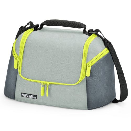 Tirrinia Insulated Lunch Bag for Women Men, Leakproof Thermal Reusable Lunch Totes with 2 Zipper Pockets, Lunch Box for Working, Picnic