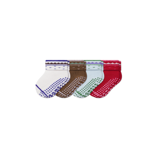 Baby Holiday Gripper Calf Sock 4-Pack (6-12 Months)