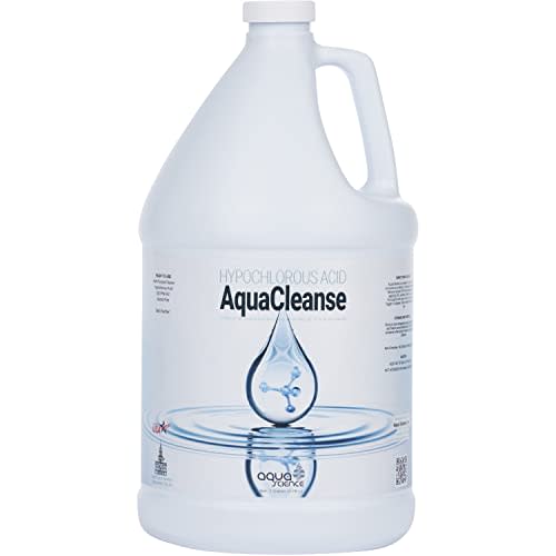 AquaCleanse Hypochlorous Acid Bulk 1 Gallon 500PPM All-Purpose HOCL Cleaner | 3x Stronger Than Standard HOCL Spray - All Natural Pet & Family Safe, Non-Toxic Surface Cleaner & Odor Remover | USA Made