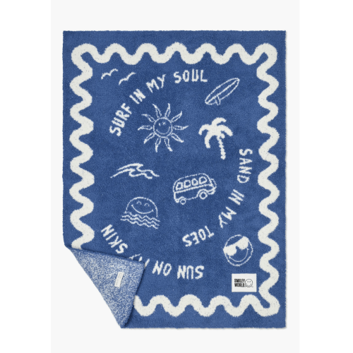 CozyChic® SmileyWorld Surf Stroller Blanket