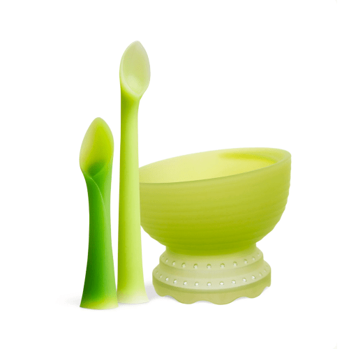 Olababy SteamBowl + Spoon Bundle for Starting Solids